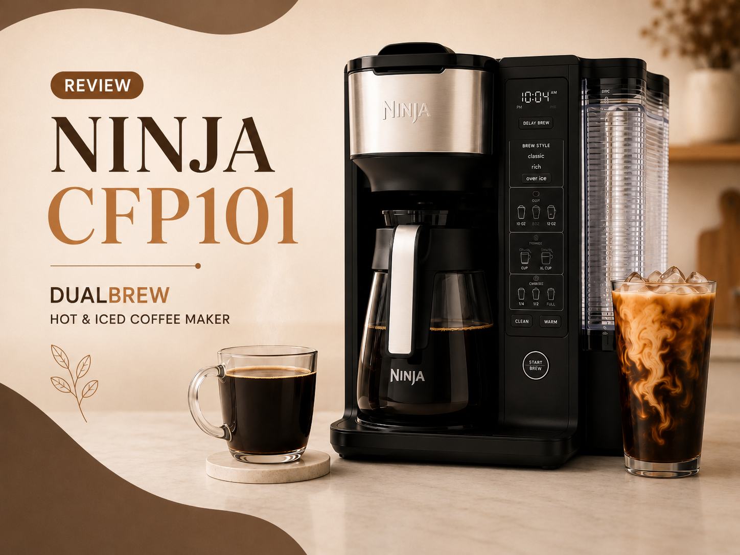 Ninja CFP101 review and coffee maker